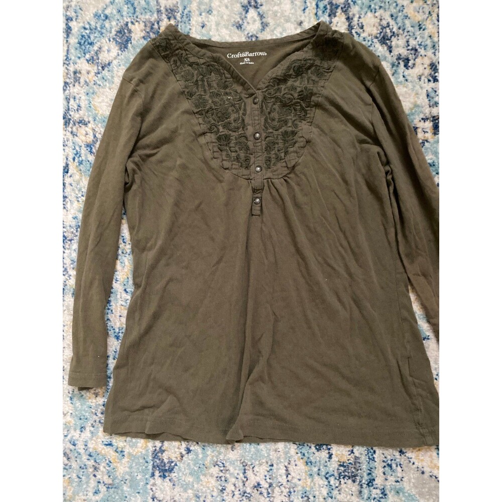 Croft and Barrow green top